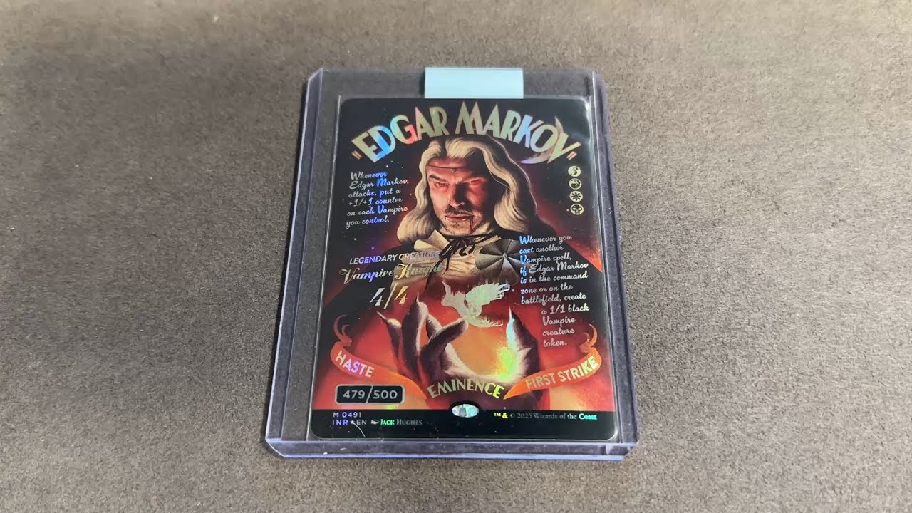 【MTG】世界に500枚のエドガーが“激安”だったので買いました【Edgar Markov】