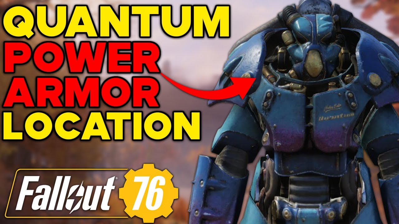 DO NOT MISS THIS FREE QUANTUM POWER ARMOR In Fallout 76