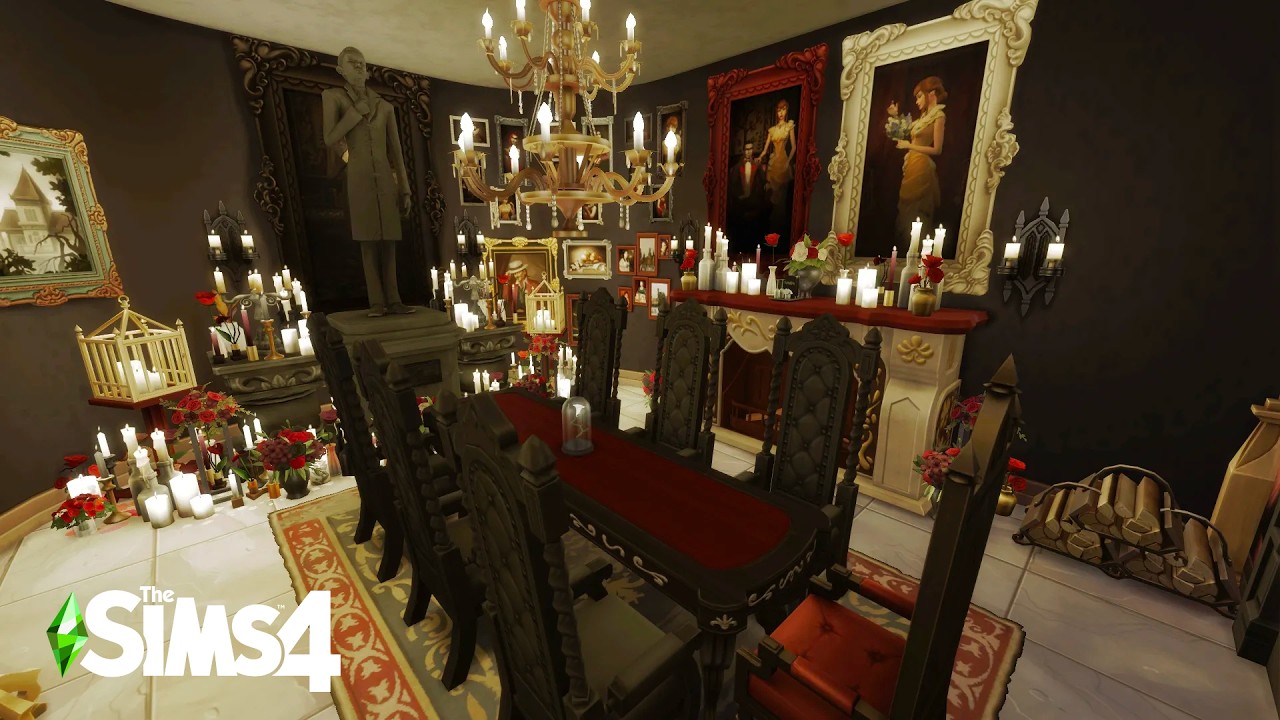 Vampire Mansion - Sims 4 Stop Motion (No Mods | No CC)