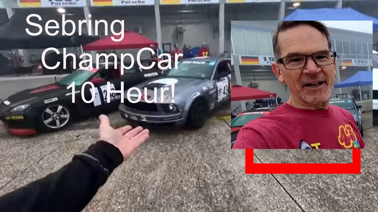 Randy Races Sebring ChampCar 10 hour endurance on New Year's Eve 2022!