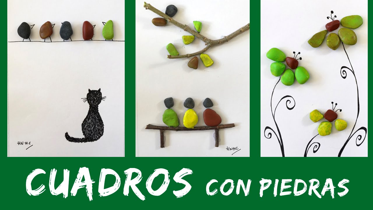 CUADROS decorativos con piedras