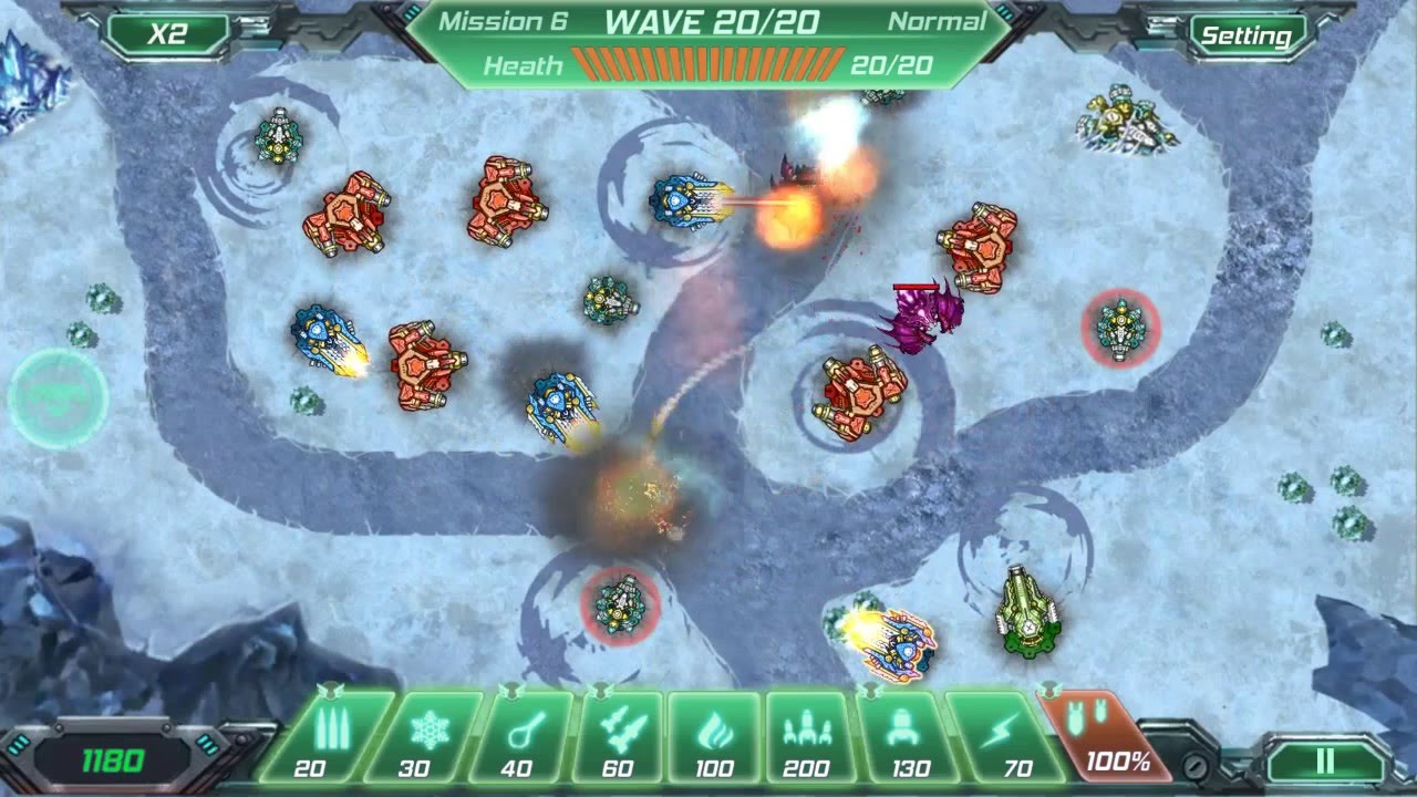 Tower Defense Zone Android Gameplay HD (Mission 5,6,7,8  Normal)