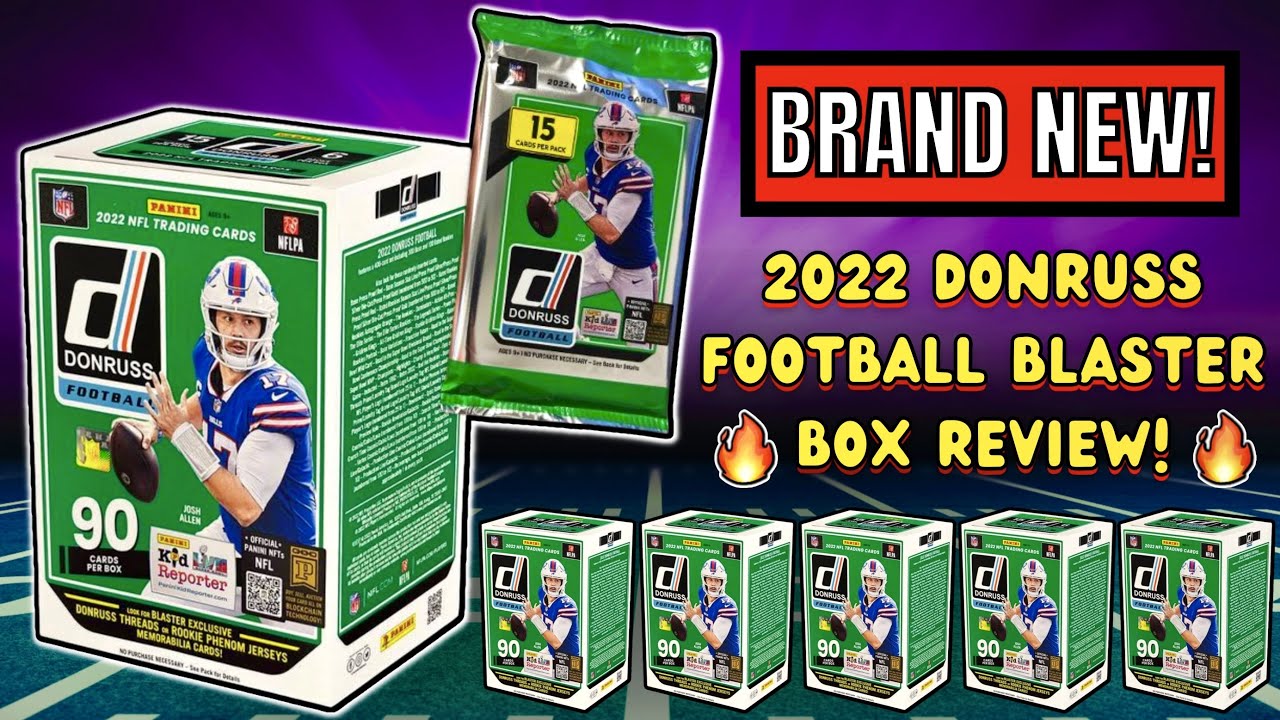 *2022 DONRUSS FOOTBALL BLASTER BOX REVIEW!🏈 SICK $100+ INSERT PULL!🔥