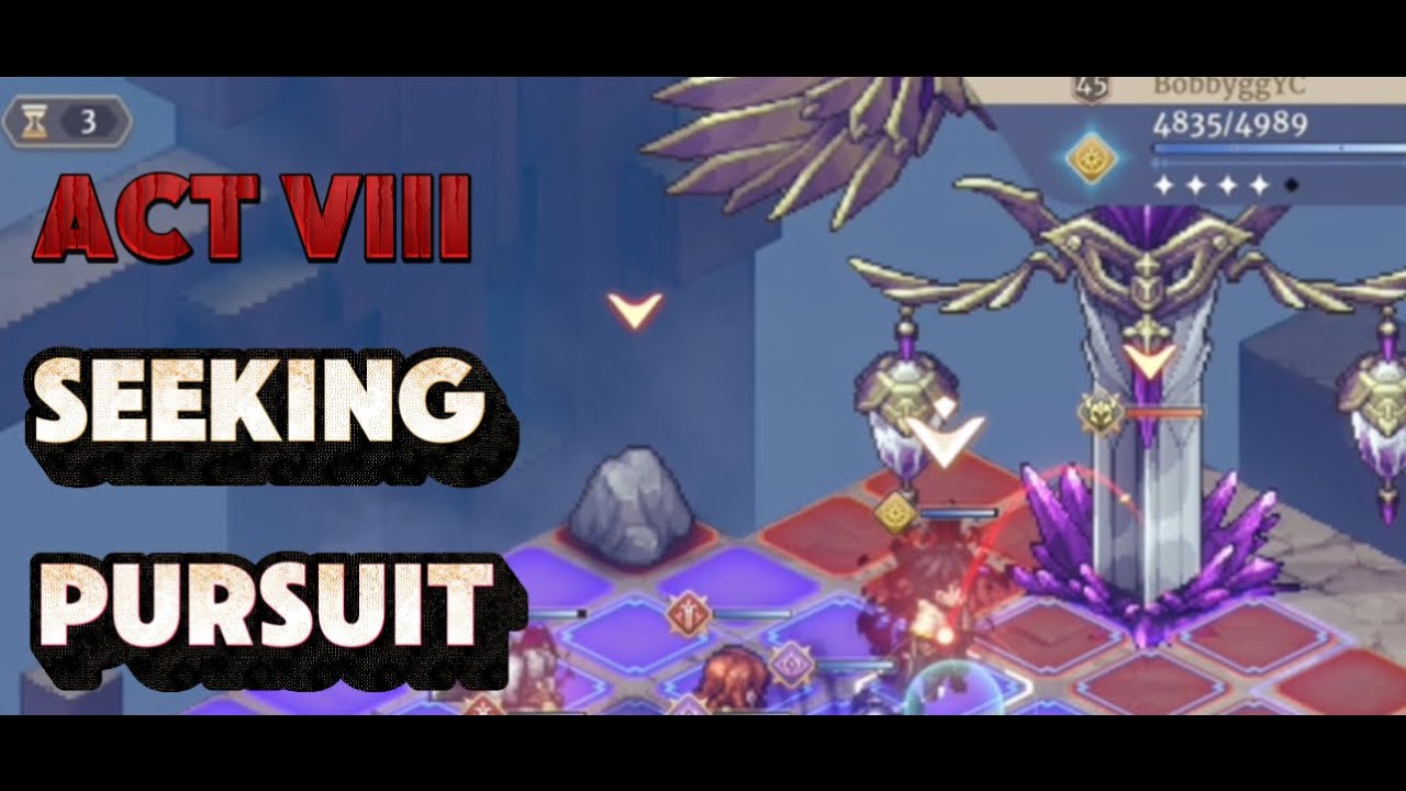 ACT VIII SEEKING PURSUIT LUMINOUS CHART SWORD OF CONVALLARIA GUIDE GAMEPLAY