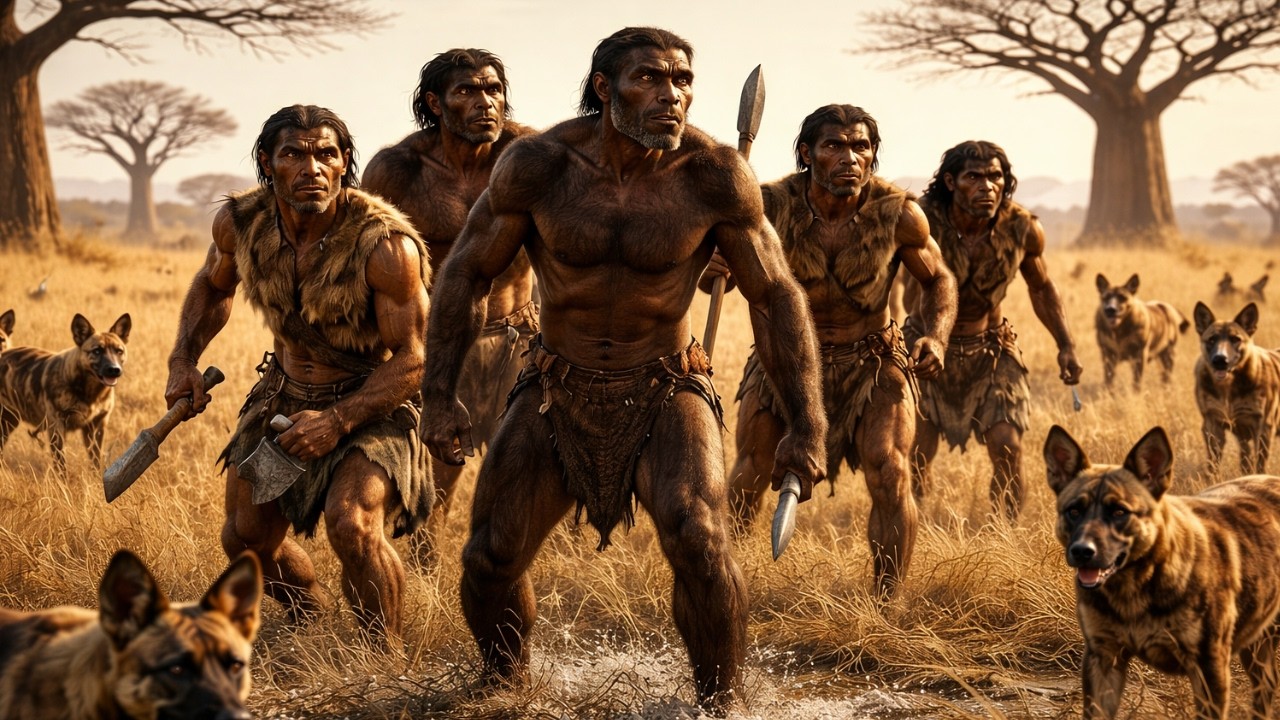 Life 4.8 Million Years Ago  || Hunting Risks from Prehistoric Wild Dogs