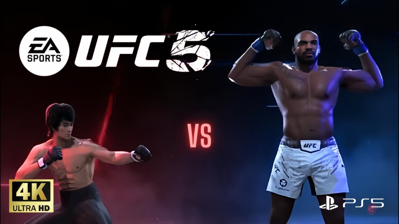 EA Sports UFC 5: Bruce LEE vs Jon JONES (PS5)UHD [4K60FPS] #ufc5 #jonjones #ps5gameplay
