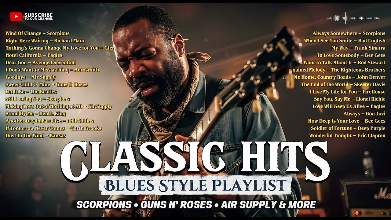Ultimate Blues Cover Playlist | Classic Hits from The Beatles, Queen,  Aerosmith in Blues Style