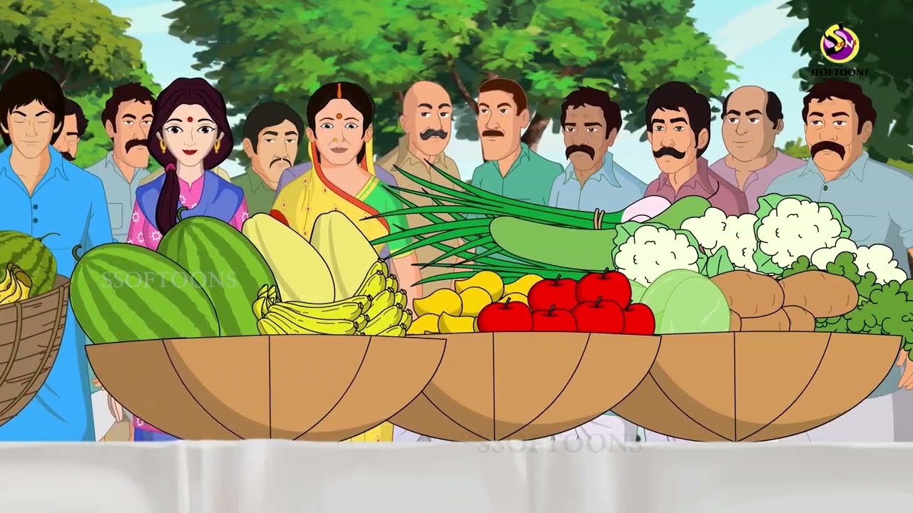 Plastic Mukt Gaon Ki Kahani | Hindi Story | Hindi Kahani | Comedy Stories | cartoon story