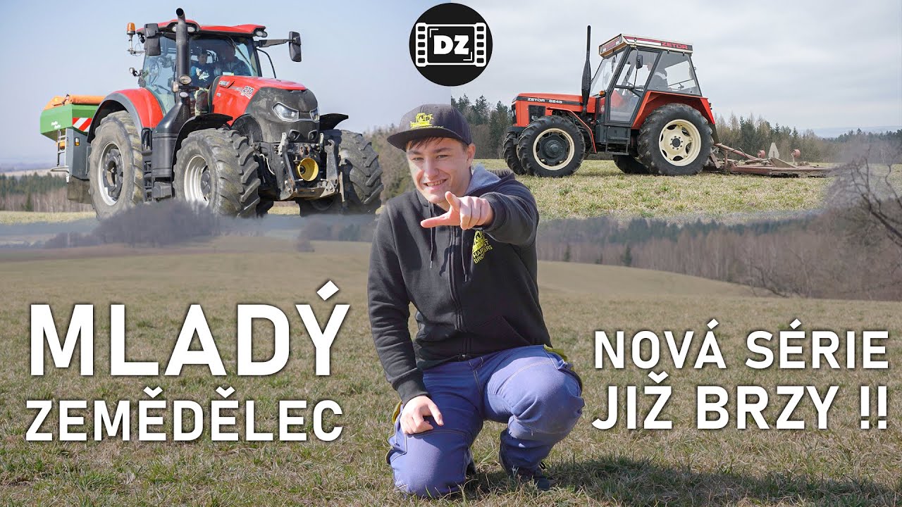 🔥 MLADÝ ZEMĚDĚLEC 🚜 - nová série na YouTube již brzy ⏳