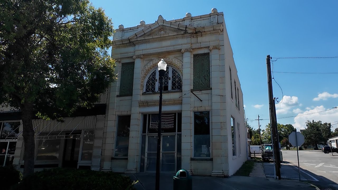 Beginning Window Restoration at the Abandoned Bank