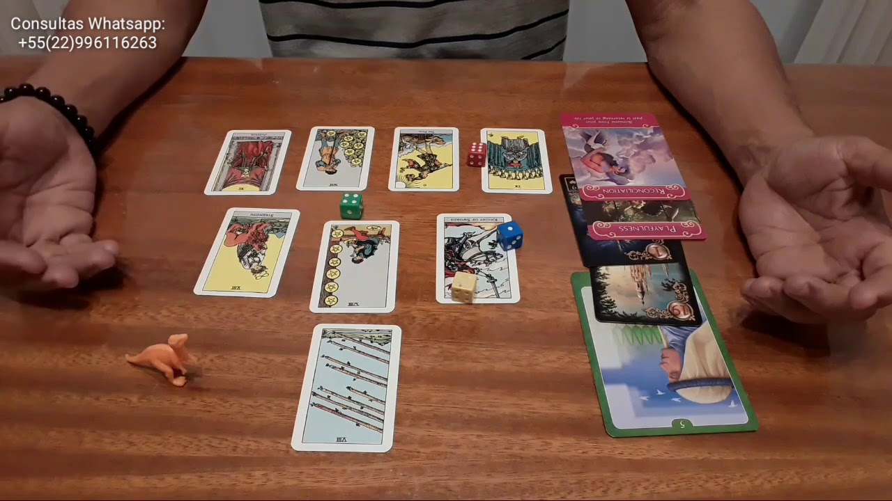 Tarot Interativo:  O que ele,a quer tanto me dizer ?