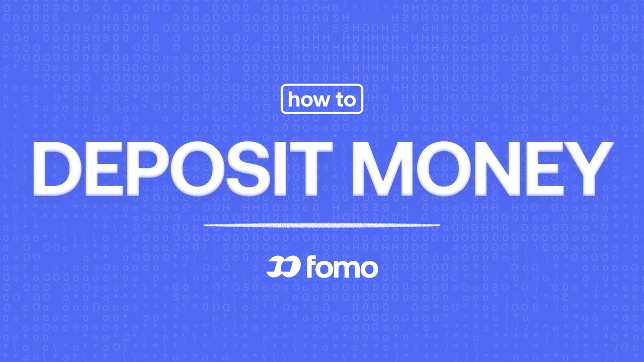 How to deposit money on fomo | How to use fomo