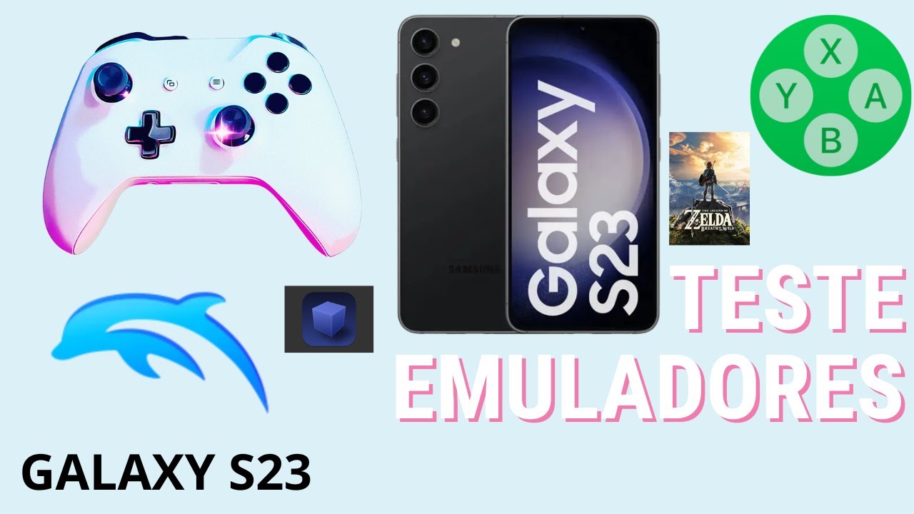 TESTE DE JOGOS EMULADOS NO GALAXY S23-