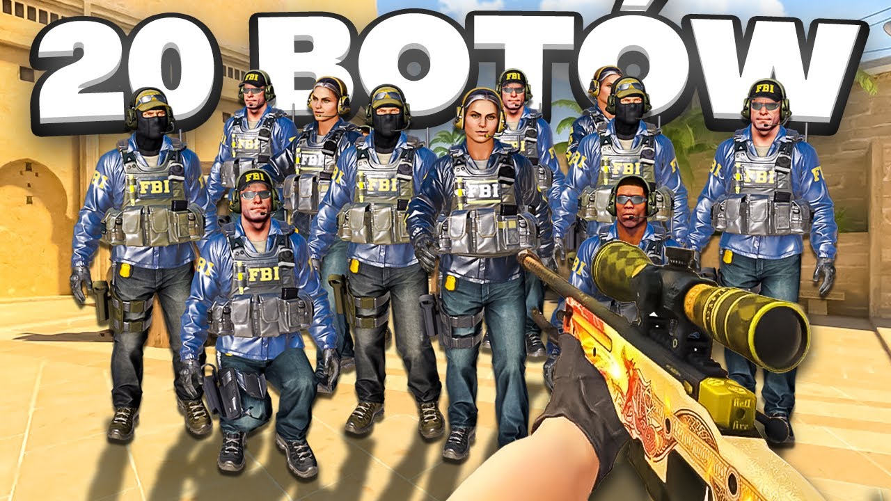 4 GLOBALE VS 20 NAJTRUDNIEJSZYCH BOTÓW W CS2!
