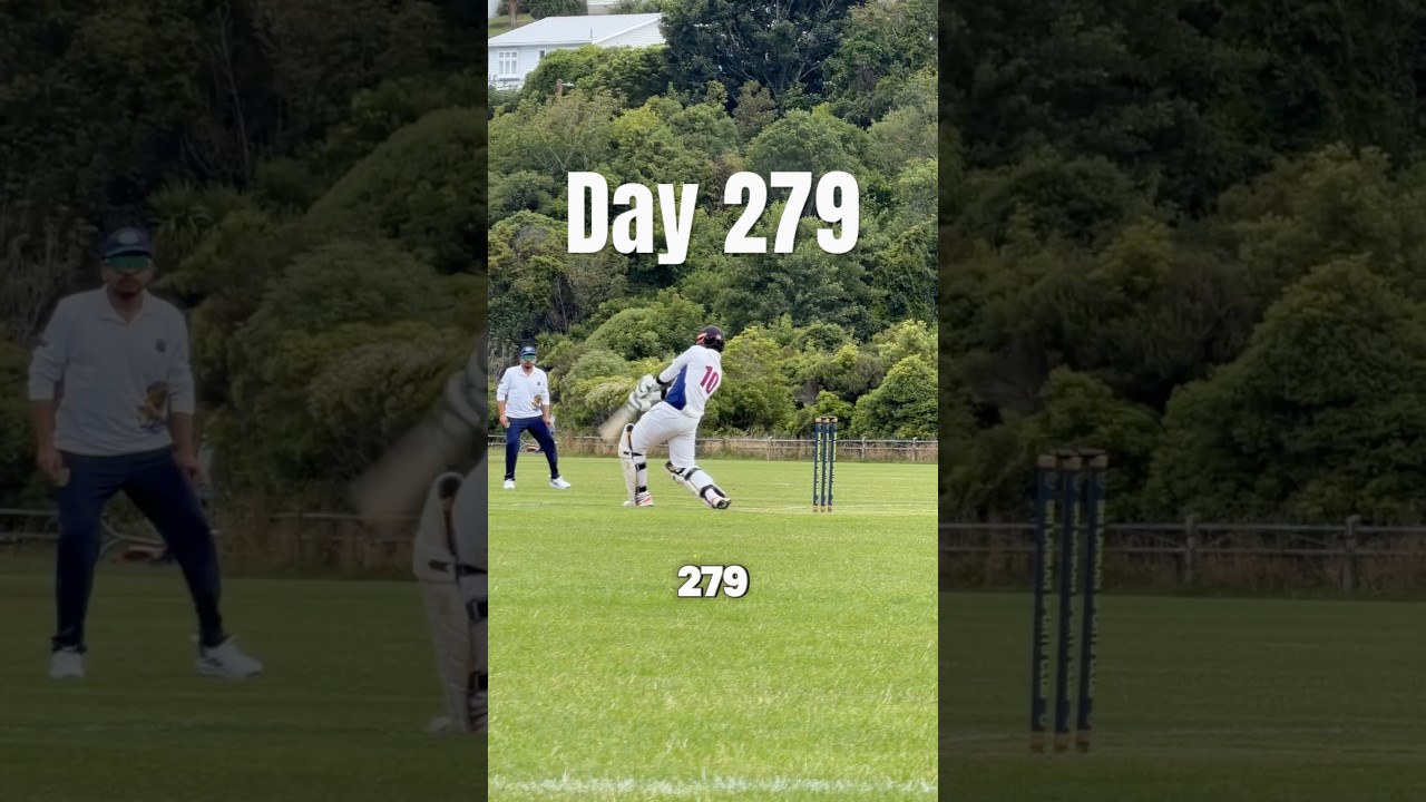 Day 279 of training until I play for Black Caps🇳🇿. #asadbhai #cricket #blackcaps