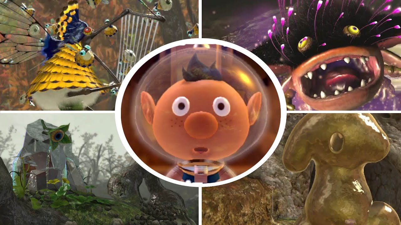 Pikmin 3 Deluxe All Bosses & Ending
