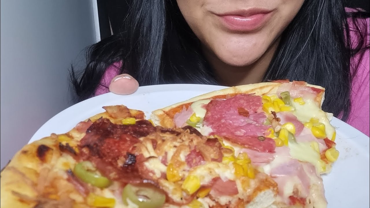 ASMR comiendo Pizza