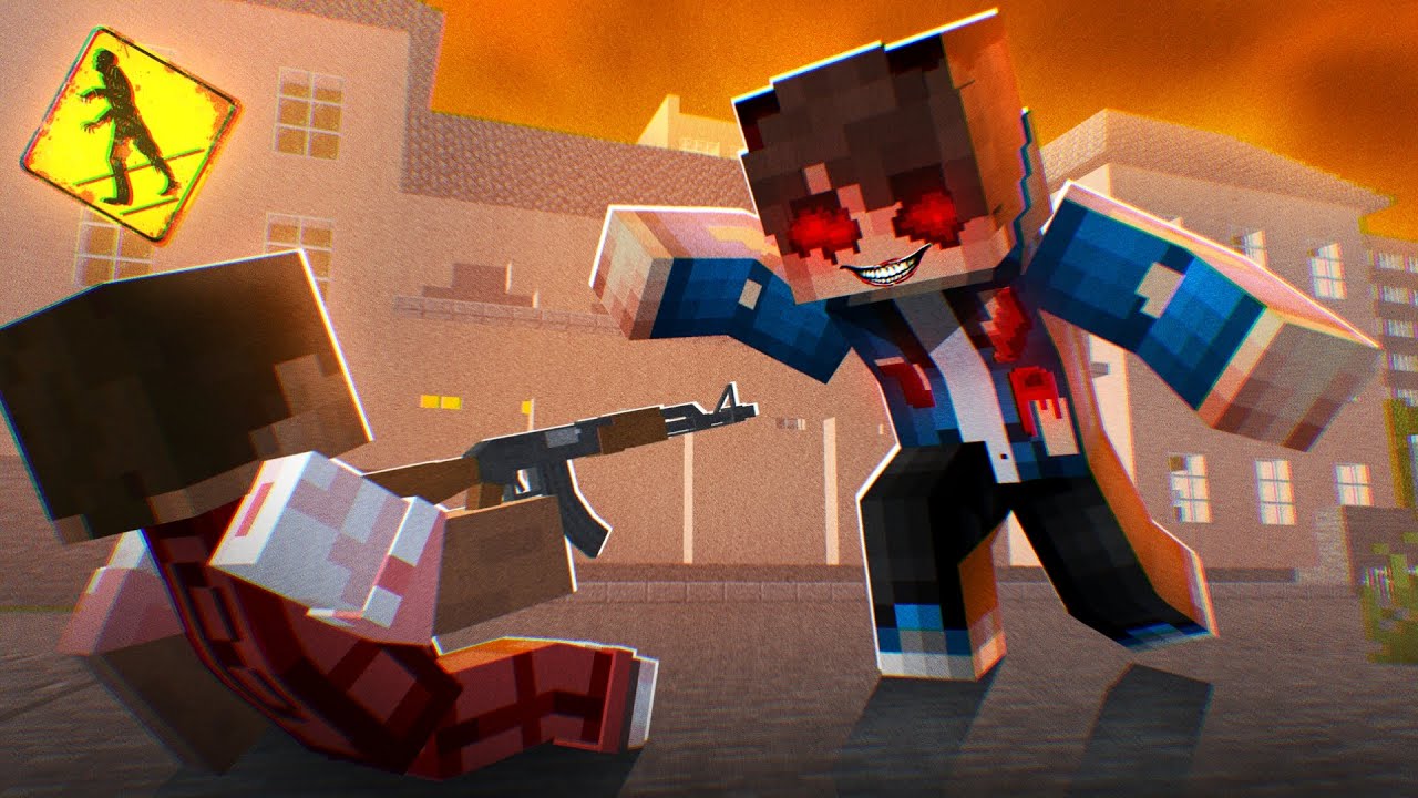 😱Zombie Apokalipsis Shaxarda #4 | Yangi Dushman | Minecraft Uzbekcha