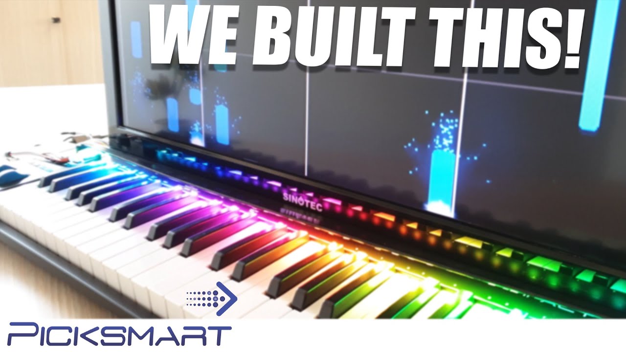We Built Our Own MIDI KEYBOARD VISUALIZER!