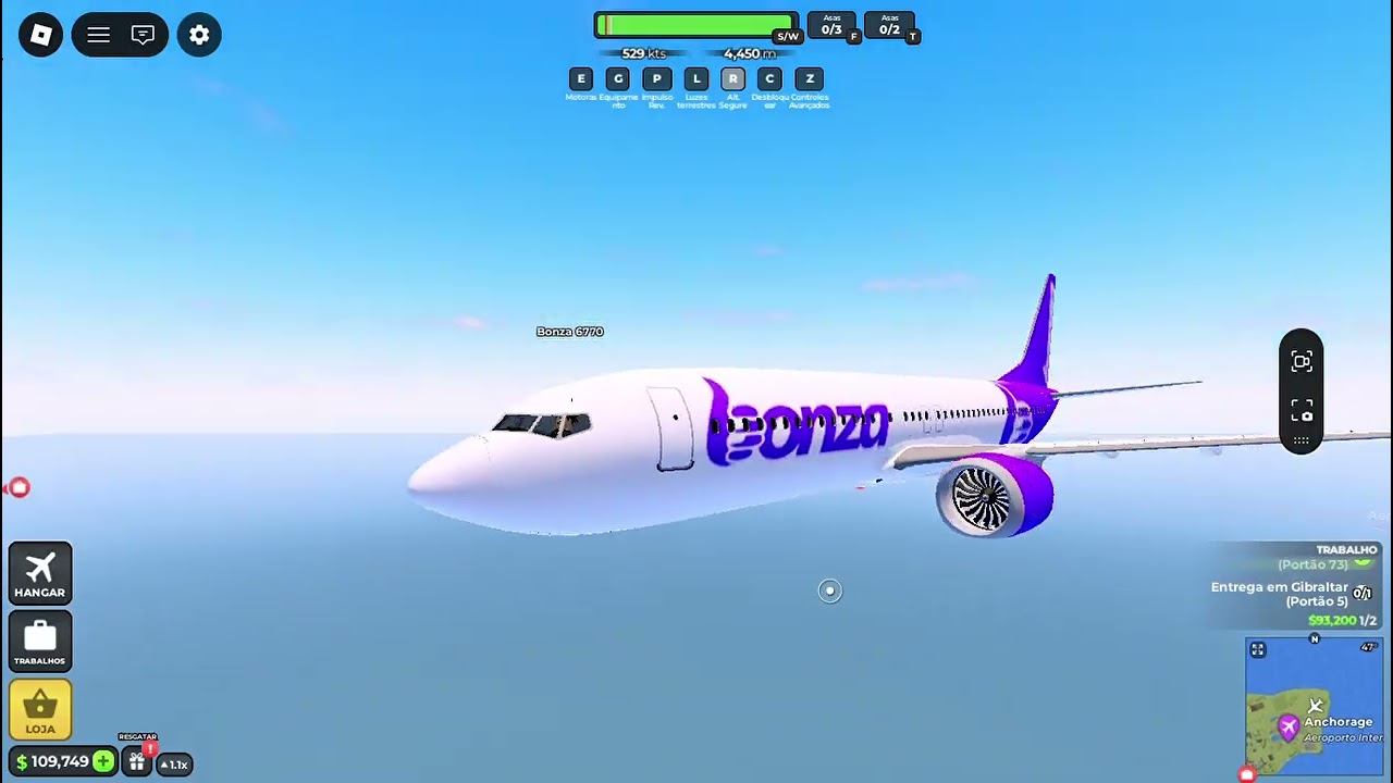 decolagem flight word no roblox com um boeing 737