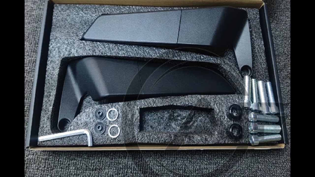Espejo retrovisor giratorio ajustable para motocicleta