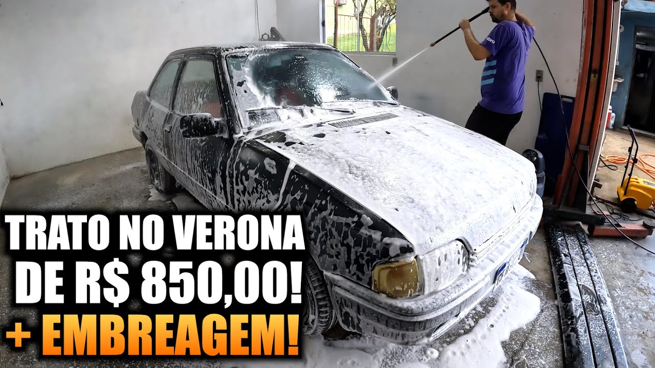 TRATO NO VERONA DE R$ 850,00 DO LEILÃO + TROCAMOS A EMBREAGEM!