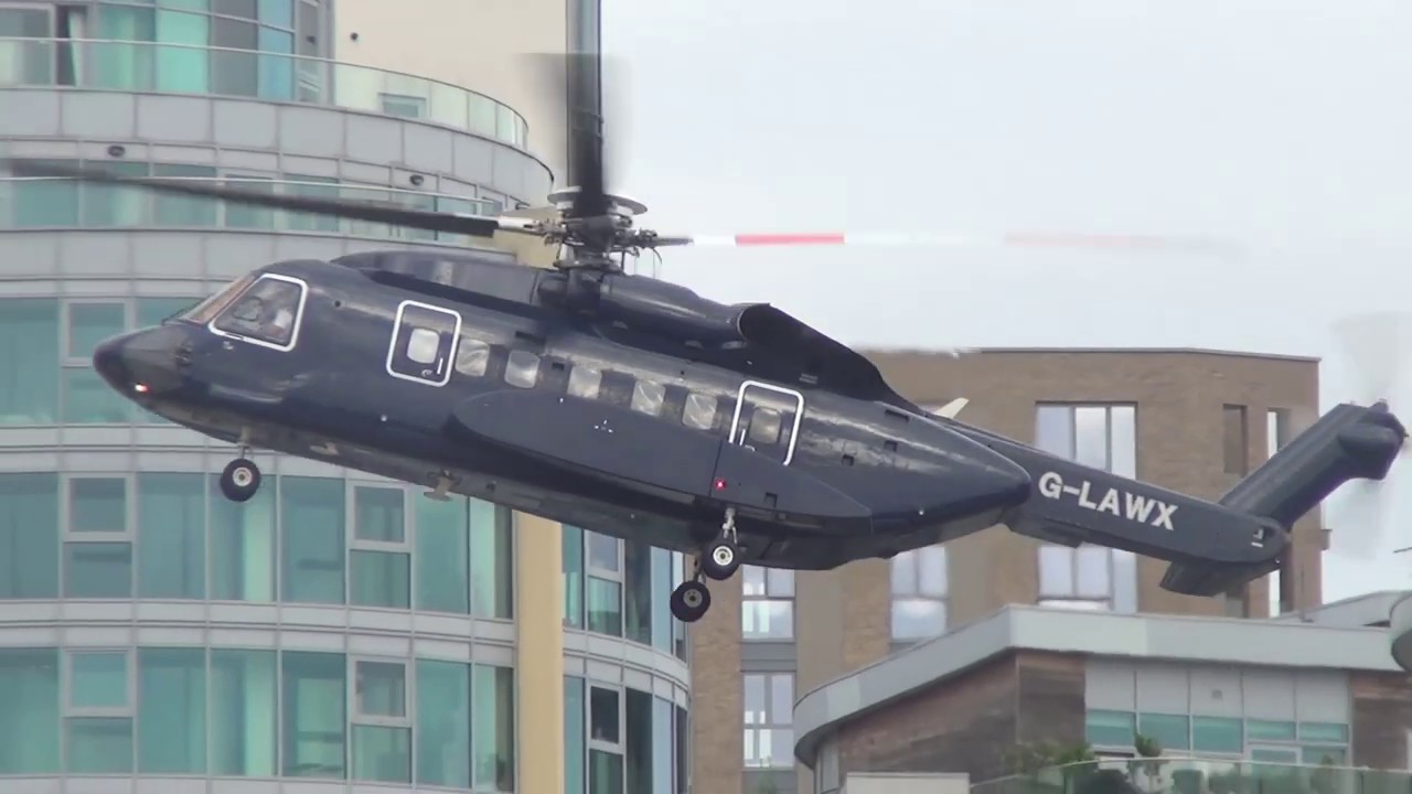 Sikorsky S-92 G-LAWX -- London Battersea Heliport