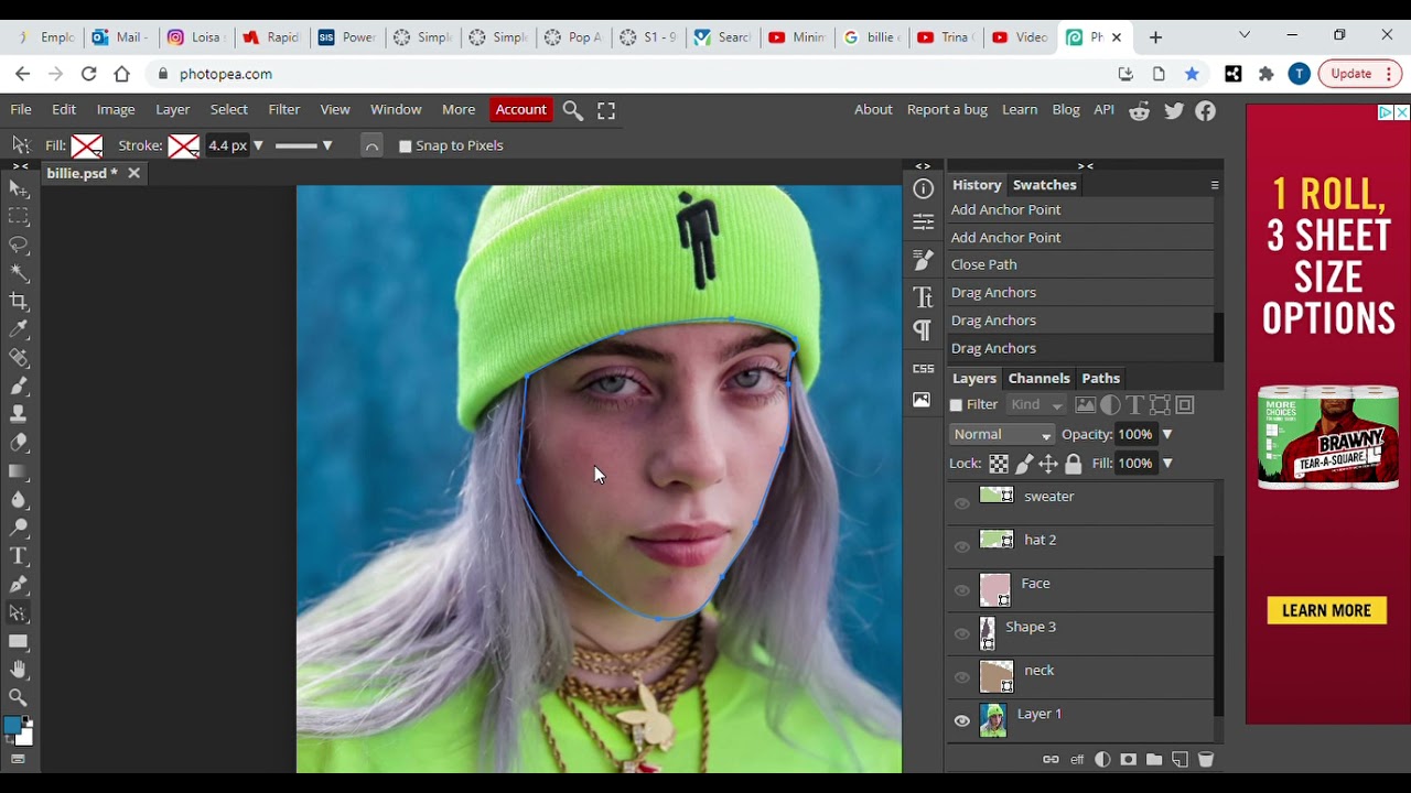 Quick Start - Vector Portrait in Photopea