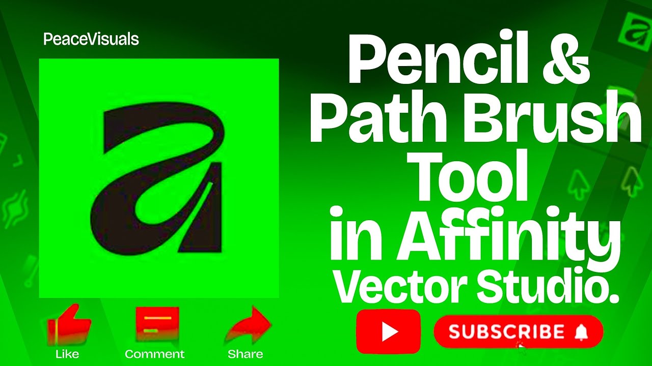 Pencil & Path Brush Tool in Affinity Vector Studio@Affinity @affinitywithdansky @VectoraAt5
