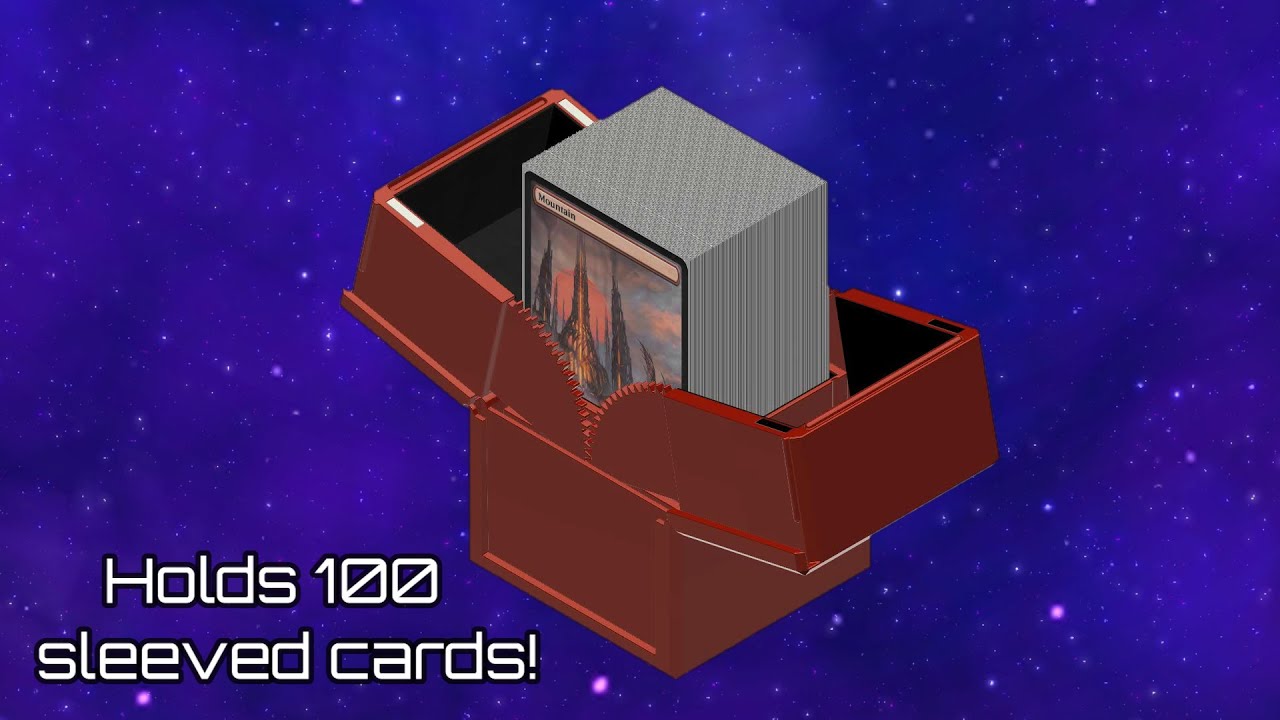 New Commander Deck Box Updated Video, Kickstarter Coming Soon!