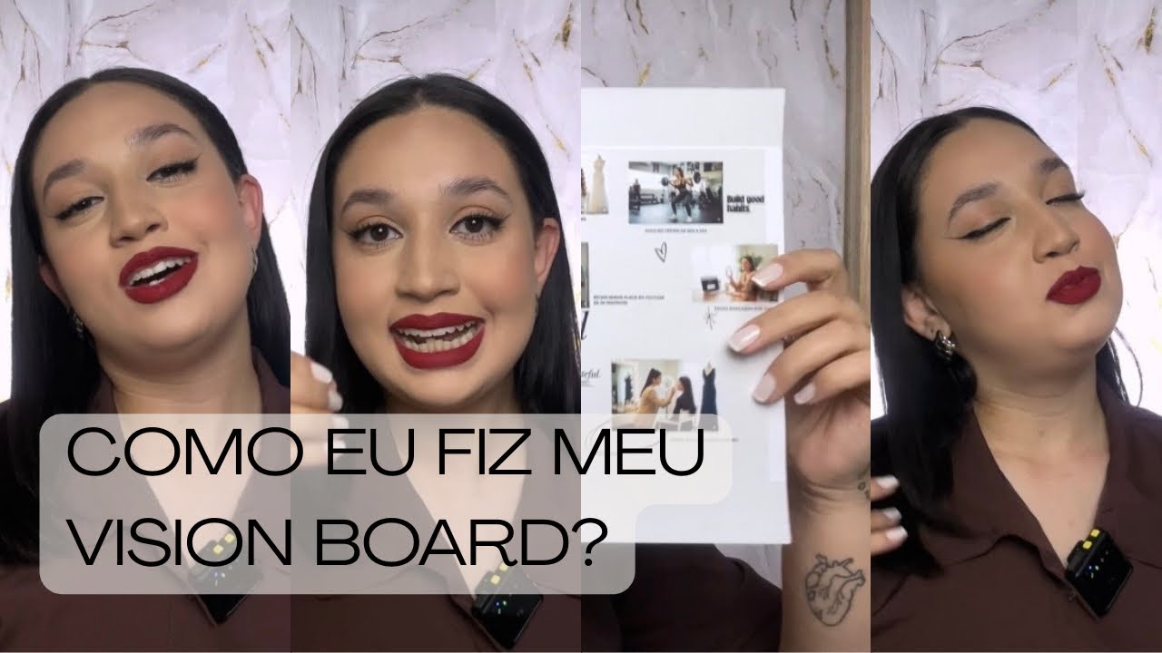 COMO EU FIZ MEU VISION BOARD (QUADRO DOS OBJETIVOS)