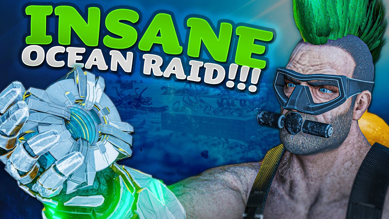 Insane Alpha Ocean Base Raid!!! - Ark Duo Small Tribes Official