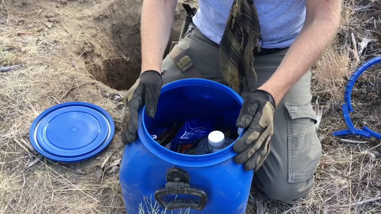 Digging up a Survival - Bug Out - SHTF Cache after 1 year - Coyote Works Desert Bugout Cache