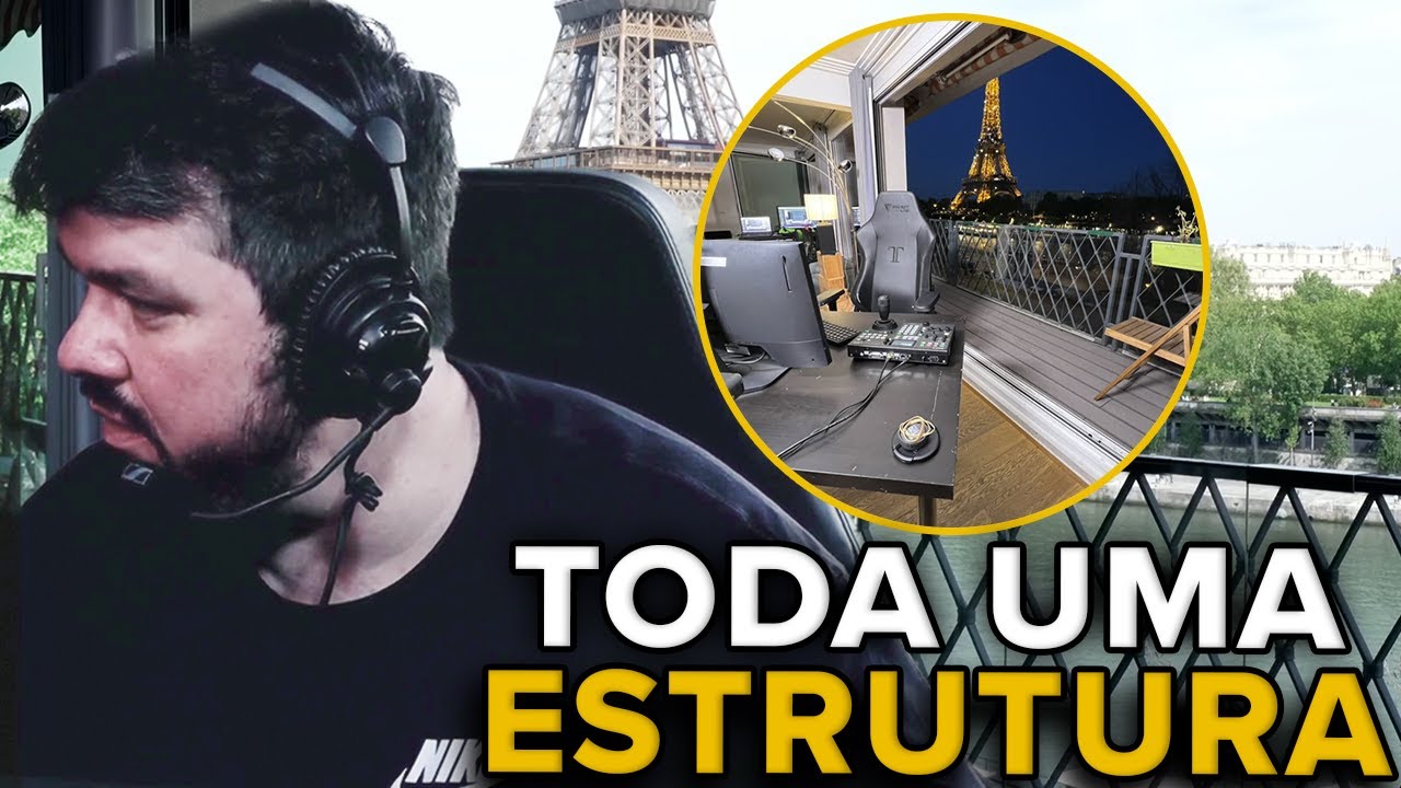 GAULES MOSTRANDO A VISTA DE ONDE ESTÁ EM PARIS  | CORTES DO GAULES