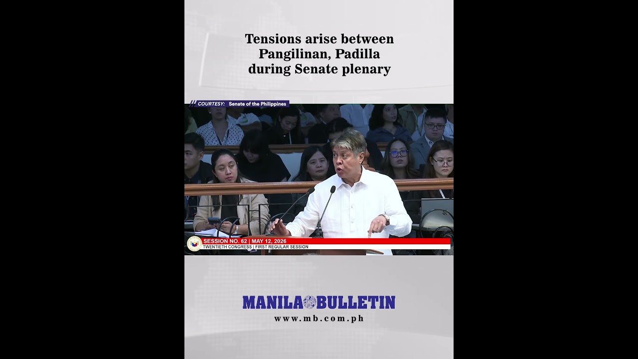 Tensions arise between Pangilinan, Padilla during Senate plenary