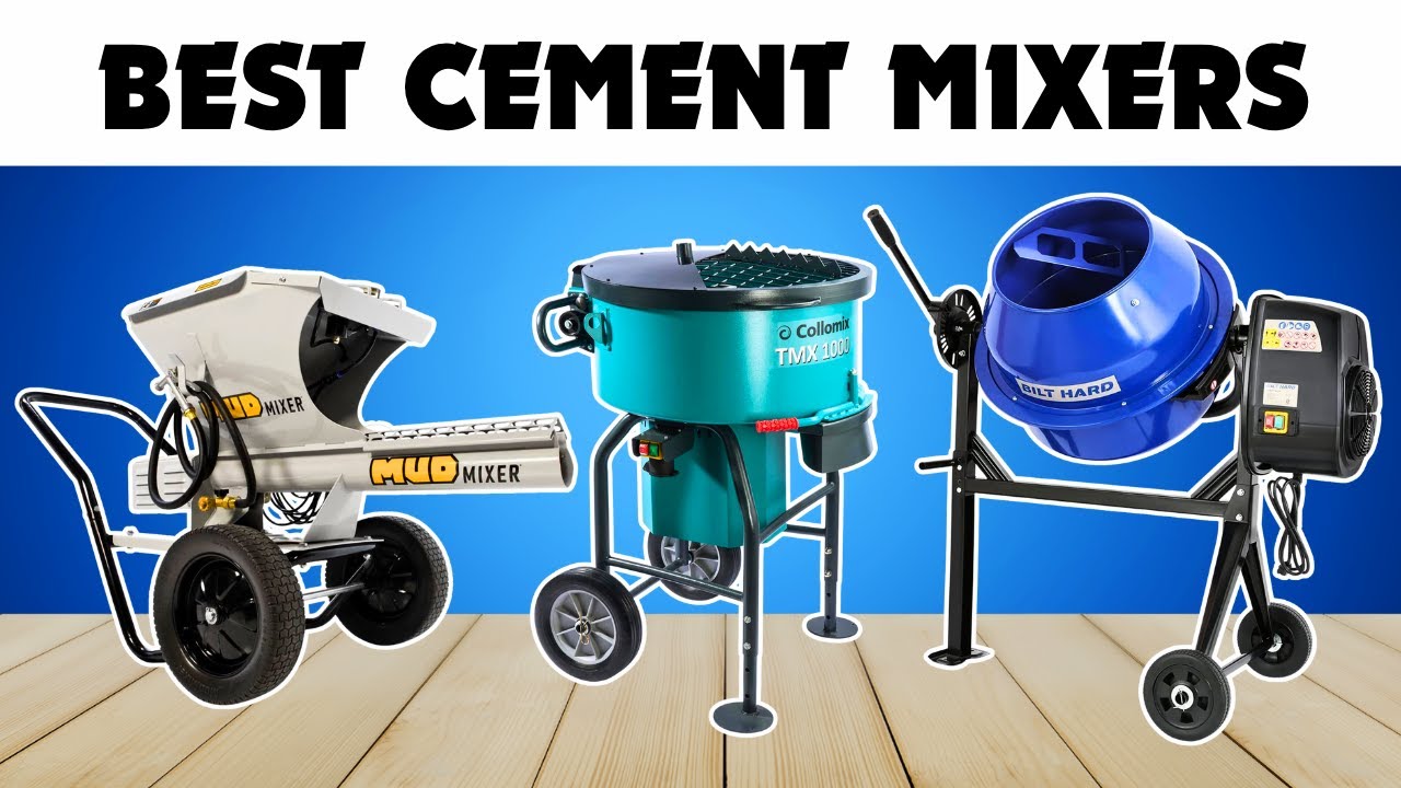 The 6 Best Cement Mixers 2026 – Top Picks for Construction & DIY Projects