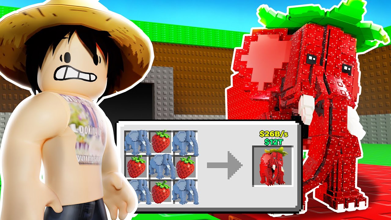I Crafted the STRAWBERRY ELEPHANT Brainrot!