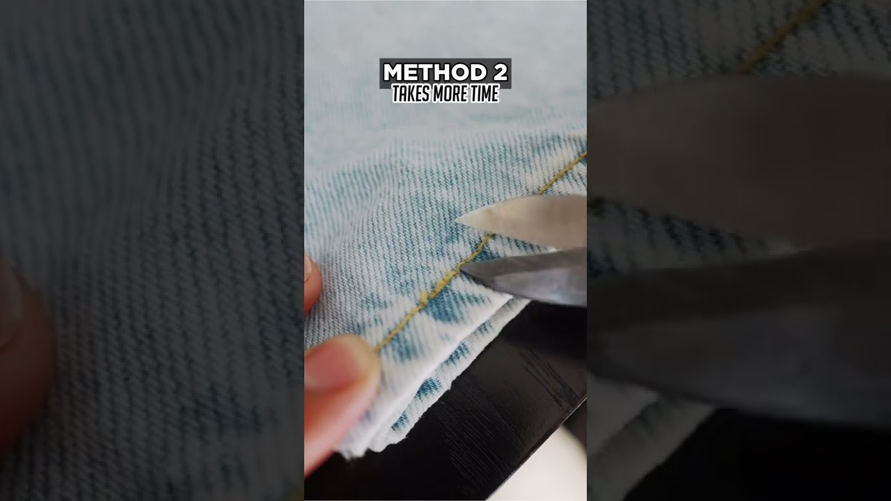 SAMOUCZEK DOTYCZĄCY PRZETARCIA DŻINSOWEGO👖 ✂️