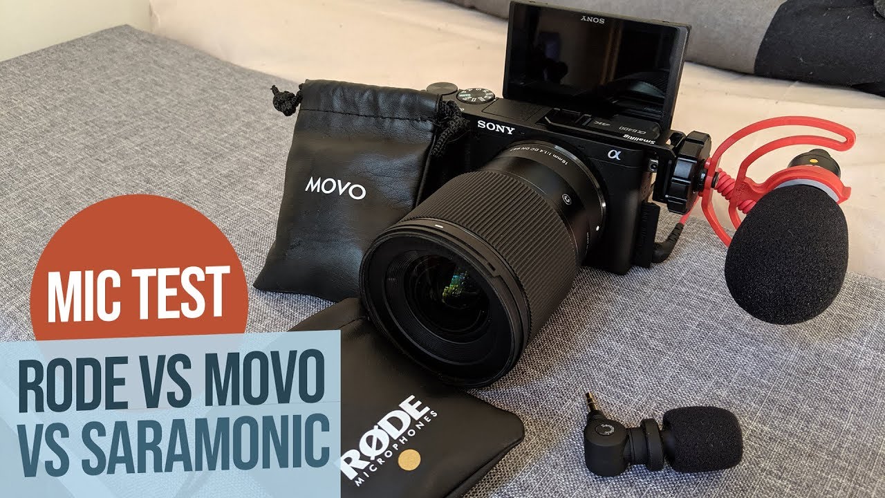 Sony a6400 Microphone Test ⎥ Saramonic SR-XM1 vs Rode VideoMicro vs SmartLav+ vs Movo PM10