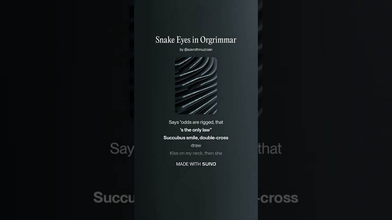 Snake Eyes in Orgrimmar