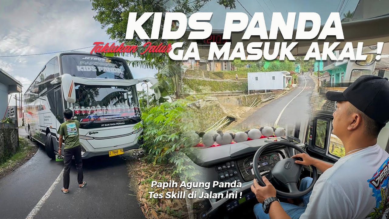 [ IKUT KIDS PANDA TAKLUKAN JALAN DILUAR NALAR ! ] UJI SKILL PAPIH AGUNG KELUAR GARASI BAIK RASA