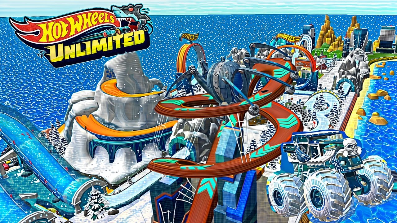 Hot Wheels Unlimited 2 - Let's Race With New BLIZZARD BASHERS In My Updated Tracks