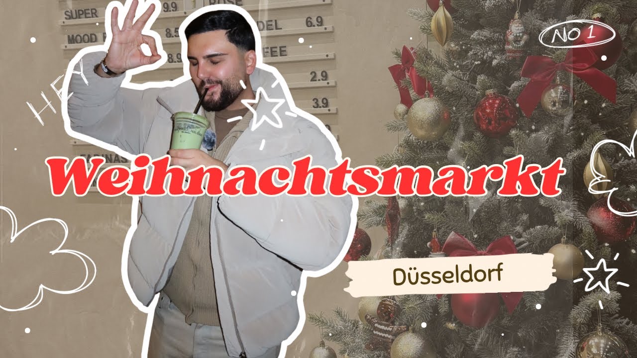 Ein Tag auf dem Weihnachtsmarkt Düsseldorf | Food & Parfüm-Shopping 🎄🛍️ | alpayoen 