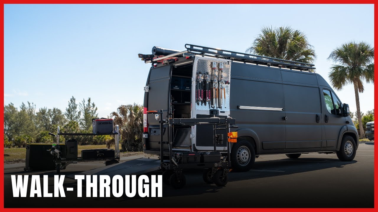 Complete Walkthrough of Our Fully Customized 2024 Ram ProMaster 3500 Production Van (Van Build Pt 4)