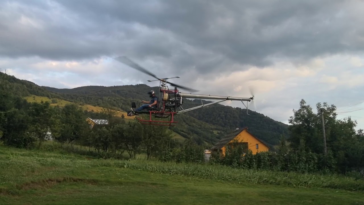 Саморобний вертоліт в Закарпатті .