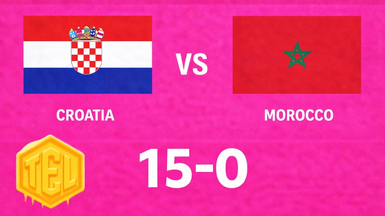 Croatia 15-0 Morocco | D2 Pre-Season Cup Semi-Finals [TEL]