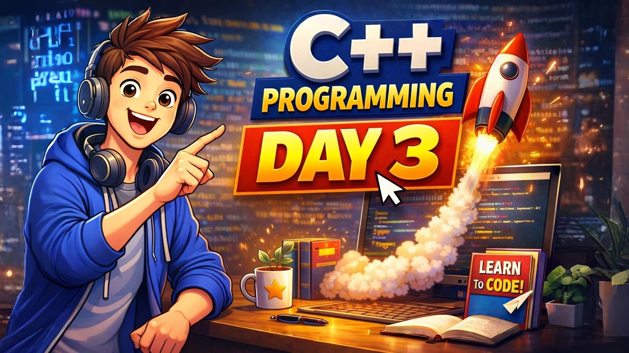 C++ Tutorial Day 3 | Conditional Statements (if, else, else if, switch)