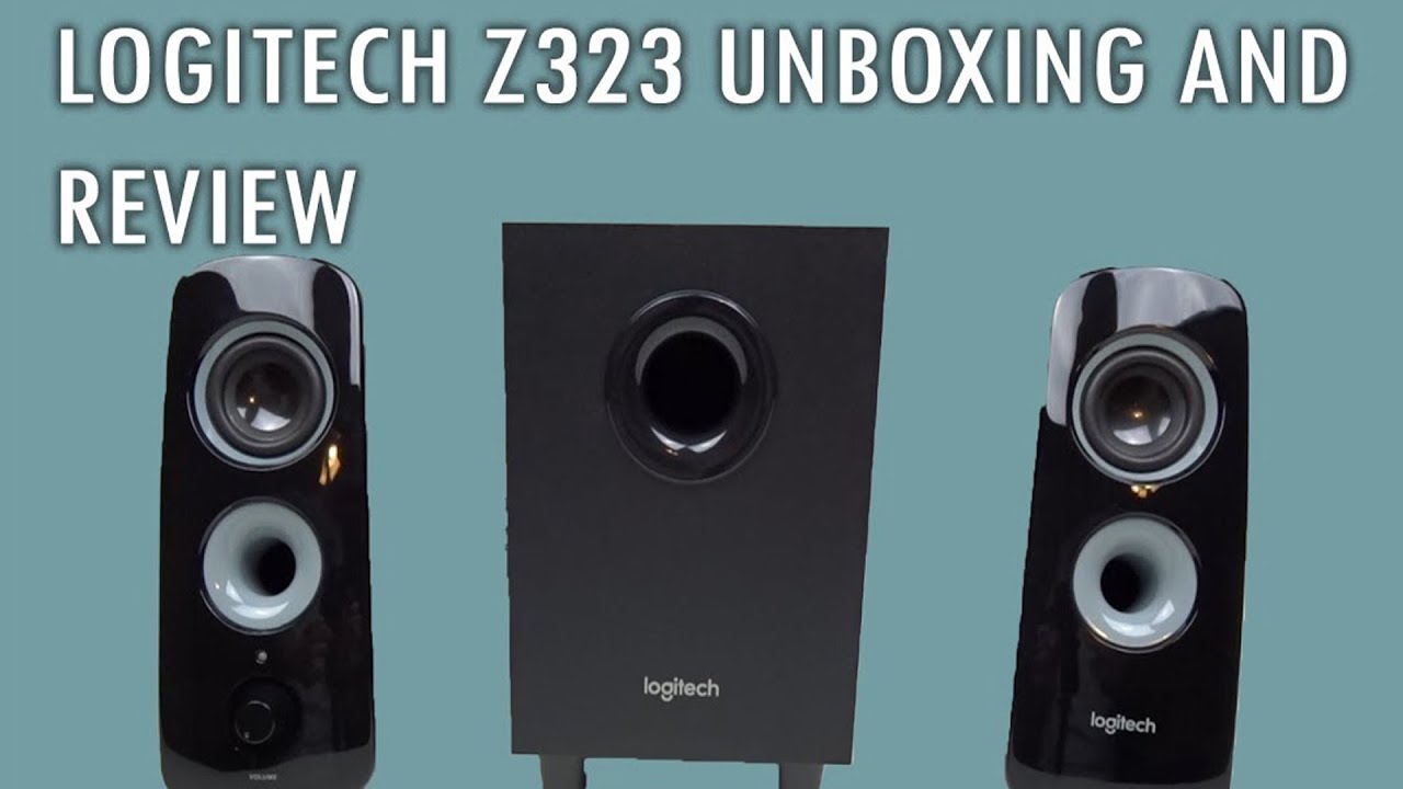 Распаковка и обзор колонок Logitech Z323.