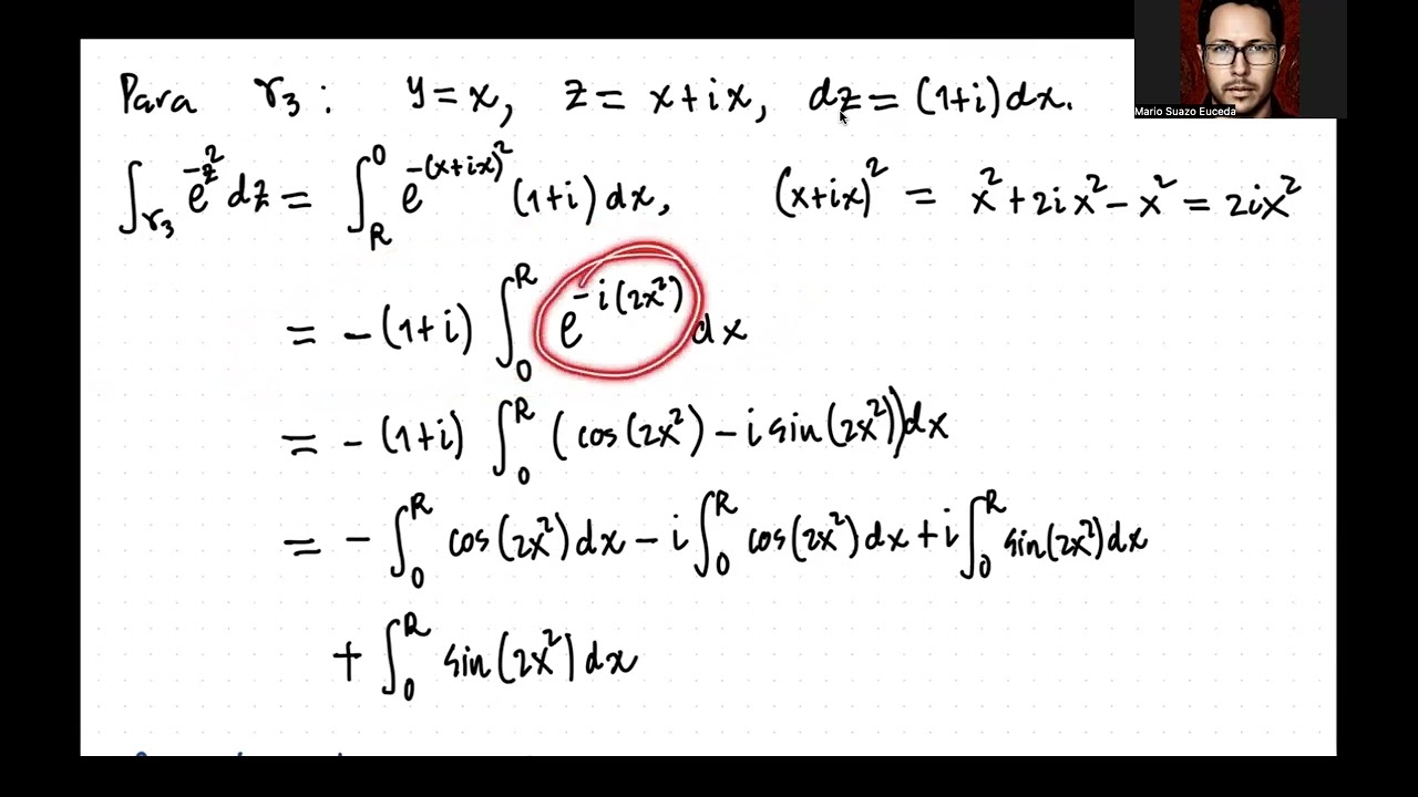 Explorando las Integrales de Fresnel a través de la Variable Compleja.