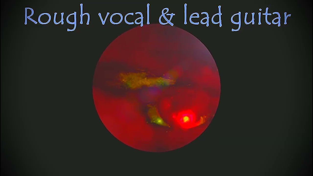 'Black Magic Woman': Cyrus - Rough Vocal & Lead Guitar into phone.